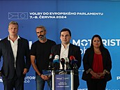 Filip Turek a Nikola Bartek z uskupení Písaha a Motoristé sob se v...