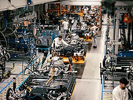 Výroba elektrických Audi Q8 e-tron v Bruselu