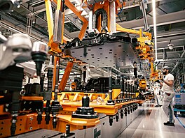 Výroba elektrických Audi Q8 e-tron v Bruselu