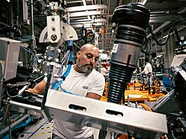 Výroba elektrických Audi Q8 e-tron v Bruselu