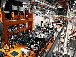 Výroba elektrických Audi Q8 e-tron v Bruselu