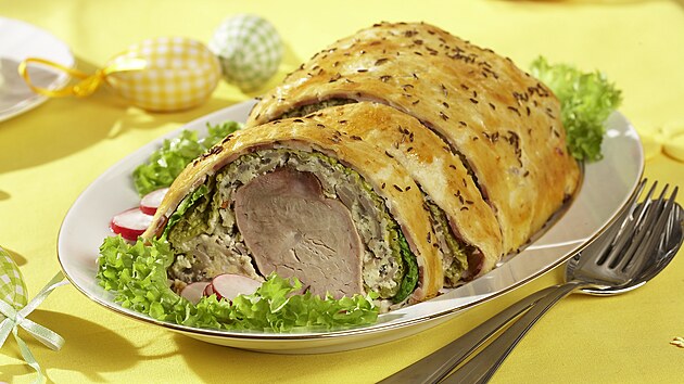 Kýta v listovém tst