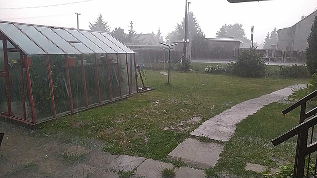 Siln bouky zashly i Hradec Krlov. (10. ervence 2024)