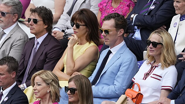 V boxu za princeznou Kate seděli Tom Cruise, Benedict Cumberbatch nebo Julia Robertsová (14. července 2024)