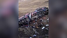 Na jihu Peru havaroval autobus, zemelo nejmén 21 lidí