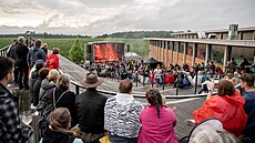Publikum pi festivalu Hudba na vinicích. (2024)