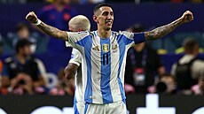 Ángel Di María z Argentiny b�hem finále Copy América.