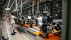 Výroba elektrických Audi Q8 e-tron v Bruselu