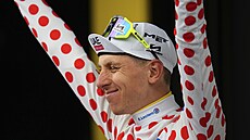 Slovinský cyklista Tadej Poga�ar (UAE) se po jedenácté etap� Tour de France...