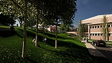 Stávající areál zlínských m�stských lázní by v budoucnu mohl roz�í�it nový akvapark.