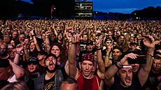 Fanouci Masters of Rock bhm koncertu zpváka slavných Iron Maiden, Bruce...