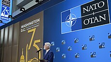 eský prezident Petr Pavel na summitu NATO ve Washingtonu. (10. ervence 2024)