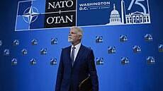Český prezident Petr Pavel na summitu NATO ve Washingtonu. (10. července 2024)
