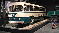 Horský autobus v expozici nákladních voz znaky Tatra v Kopivnici (15....