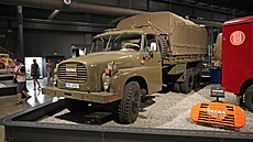 Muzeum nákladních automobil Tatra v Kopivnici nov zdobí i Tatra 148 ve...