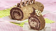 Roláda s o�í�kovo-nugátovou náplní 