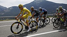 Tadej Poga�ar v devatenácté etap� Tour de France.