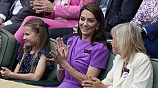 Princezna Kate sleduje finále Wimbledonu.
