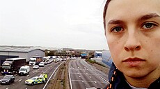 Ekologití aktivisté ze skupiny Just Stop Oil zablokovali provoz na britské...