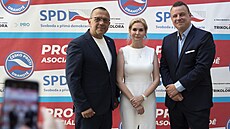 Zahájení kampan SPD, Trikolory a PRO ped krajskými volbami