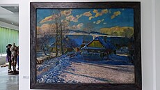 Galerie plastik Ho�ice a obraz Franti�ka Kavána Zima od Hlinska