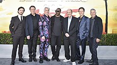 Premiéra filmu Policajt z Beverly Hills: Axel F. Zleva: Joseph Gordon-Levitt,...