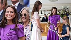 Princezny Kate a Charlotte se setkaly i s wimbledonskou vítzkou Barborou...