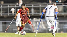 Aitor Palomeque Florido p�i leto�ním mistrovství Evropy handicapovaných.