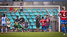 Chomutov, 12. 07. 2024, kvalifikace mistrovství Evropy �en ve fotbale �esko -...