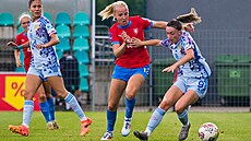 Chomutov, 12. 07. 2024, kvalifikace mistrovství Evropy �en ve fotbale �esko -...