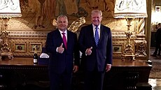 Orbán vyrazil za Trumpem na mírovou misi