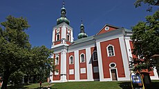 Poutní kostel na vrchu Cvilín u Krnova