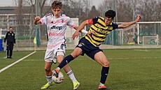 Adam Sosna v dresu Juventusu (v bílém).