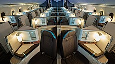 Byznys t�ída v letadle spole�nosti Hawaiian Airlines