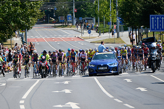 Start druhé etapy Czech Tour ve Zlín.