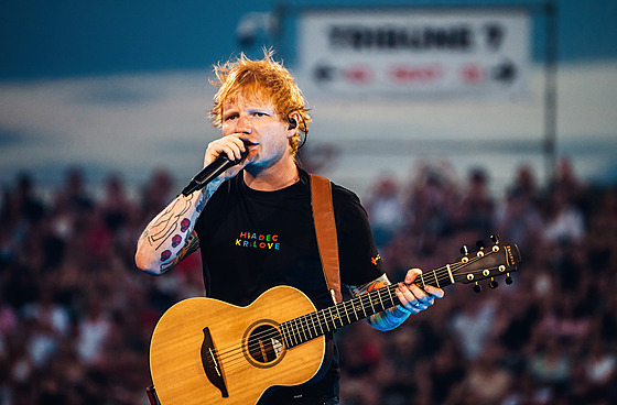 Ed Sheeran v Hradci Králové (27.7.2024).