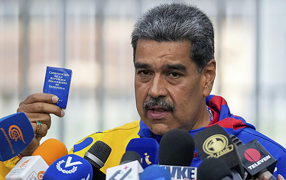 Prezident Venezuely Nicolas Maduro v Caracasu odvolil. (28. ervence 2024)