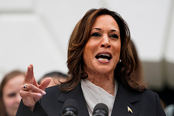 Viceprezidentka USA Kamala Harrisová (22. července 2024)