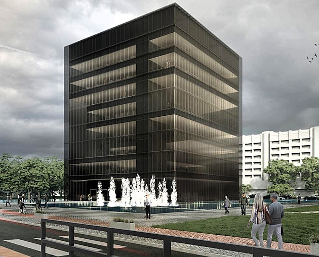 Vizualizace návrhu ostravské �erné kostky