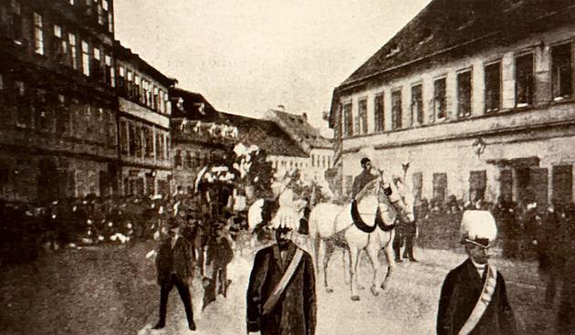 Národnostní pnutí mezi Čechy a Němci vyústilo v roce 1905 v krveprolití