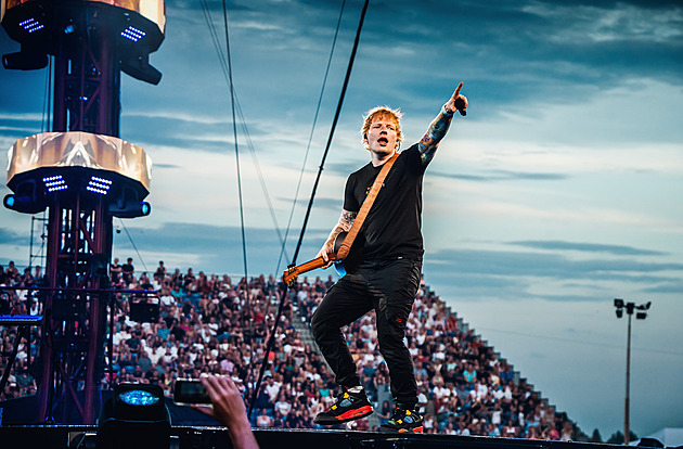 Ed Sheeran v Hradci Králové (27.7.2024).