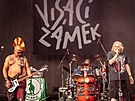 Sv fanouky nezklamala ani hudebn kapela Visac zmek.