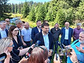 Ministr ivotního prostedí Petr Hladík pijel na Modravu, kde pedstavil dalí...