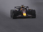 Max Verstappen z Red Bullu bhem kvalifikace na Velkou cenu Blgie