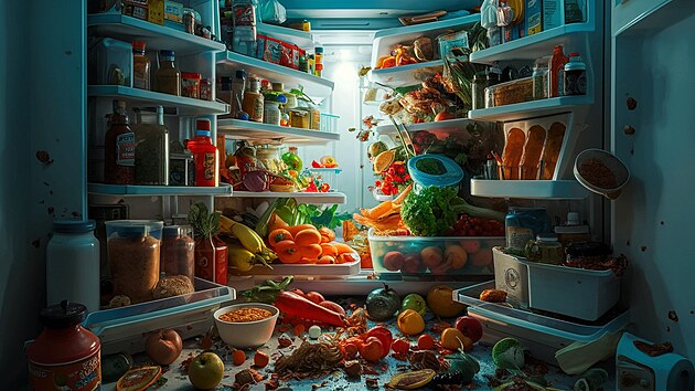 V tomto chaosu nepozn�te, kter� potraviny u� nejsou vhodn� ke konzumaci.