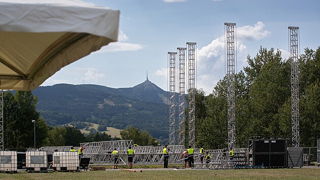 Ppravy na festival Bentsk! s Impulsem vrchol.