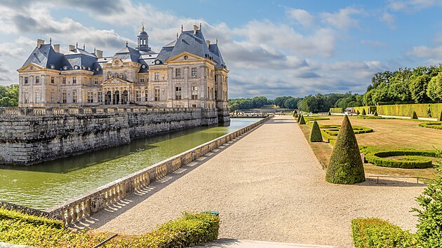Barokn zmek Vaux-le-Vicomte