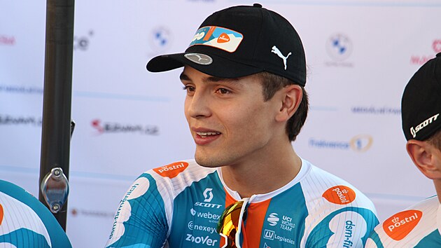 Cyklista Pavel Bittner (DSM) ped startem 16. roníku Czech Tour.