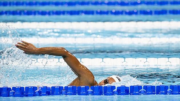 eská plavkyn Barbora Seemanová pi tréninku. (25. ervence 2024)