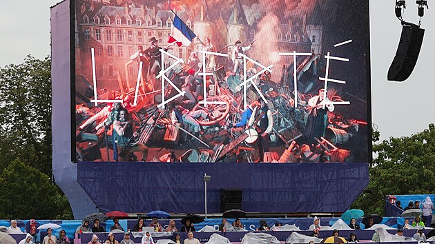 OH Pa�� 2024 - olympijsk� hry ve Francii. Zahajovac� ceremoni�l. (26. �ervence 2024)